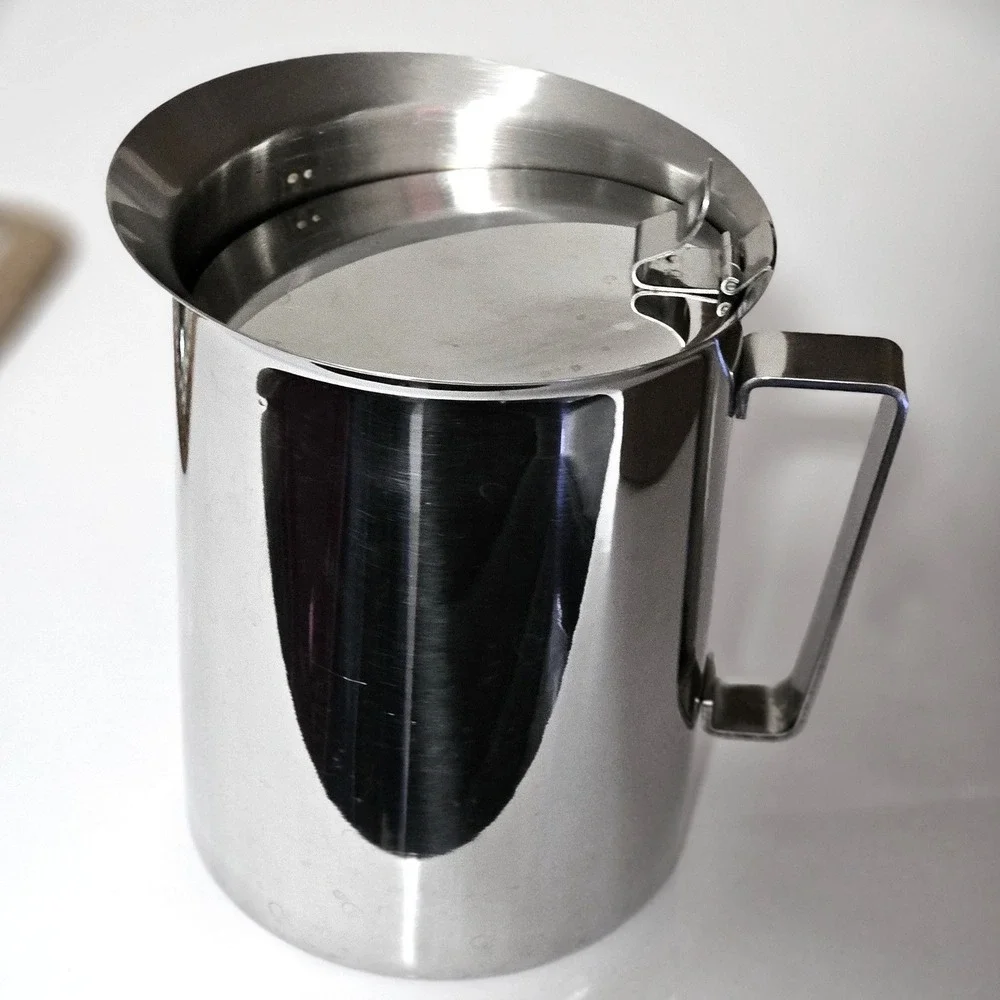 Vintage‎ Rena Ware Pitcher & Stainless Steel Serving Jug Set 3 Pc Barista Coffee